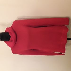 Sweet Salt Candy Apple Red Classic Turtleneck Sweater M